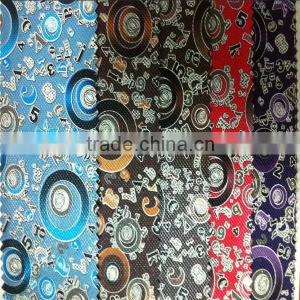 2015 new fashion synthetic leather HJ-J50038 for make up bag china factory