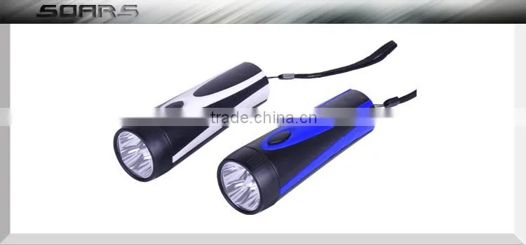 NS9417 4 LED cheap plastic torch with AA battery