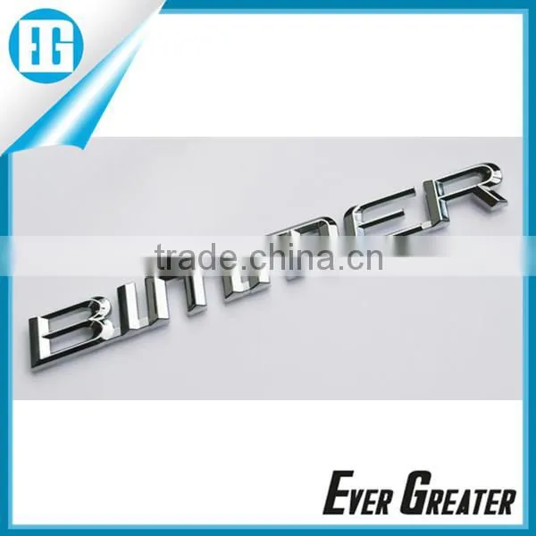 custom lettering stickers chrome emblems 3m metal badge plastic emblems lighted car emblem