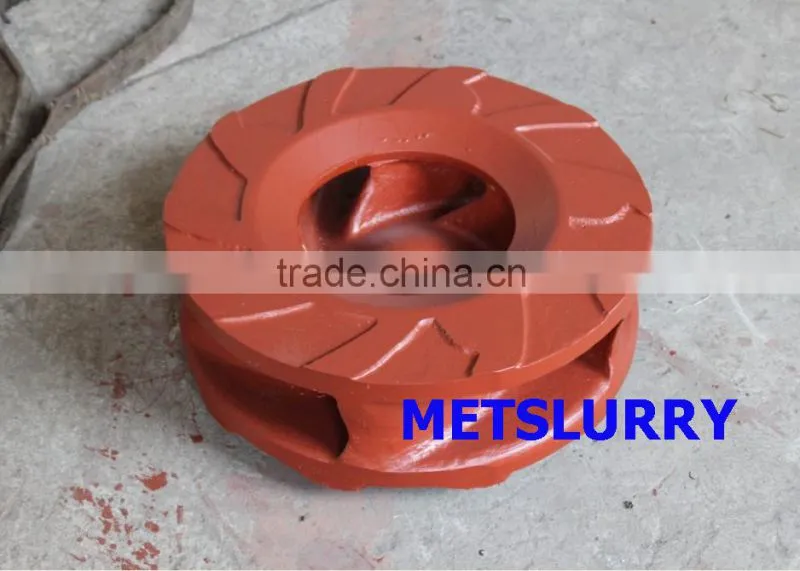 IMPELLER FOR THE SLURRY PUMP USED IN MINING AND QUARRY INDUSTRIES