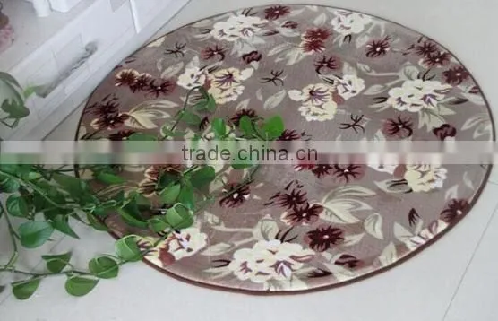 microfiber home/door/floor/ bathroom printing chenille rug/mat/bath mat