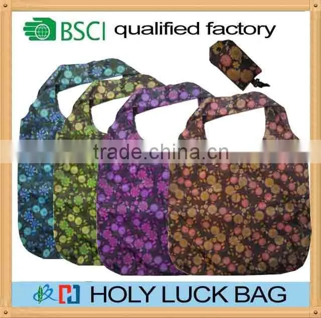 Hot sale foldable shopping bag eco tote bags with CMYK printing
