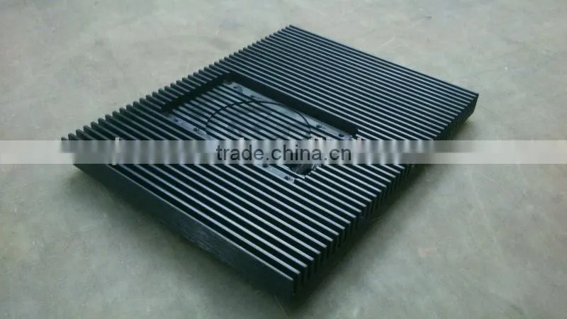 CNC Machining Black Anodized Aluminum Heatsink