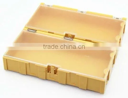 Semi-transparent cover Component storage box / Small parts storage cabinet