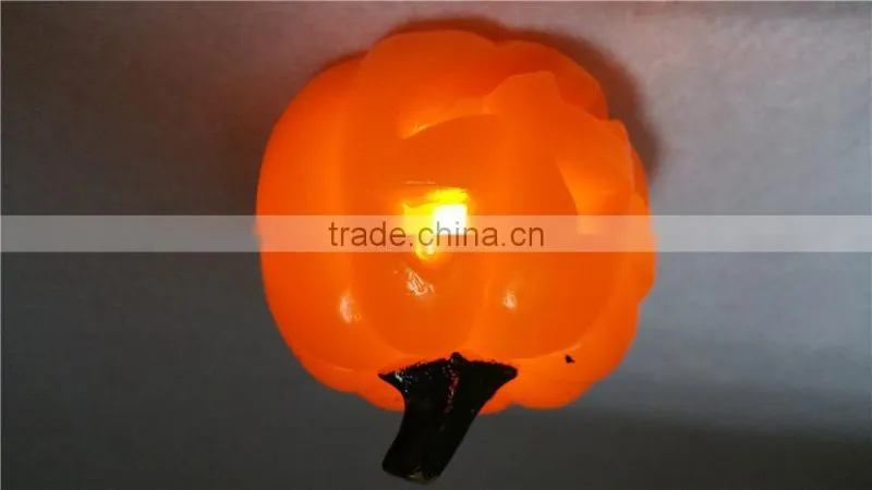 pumpkin light for halloween decoration,pumpkin candle wax,halloween led candle