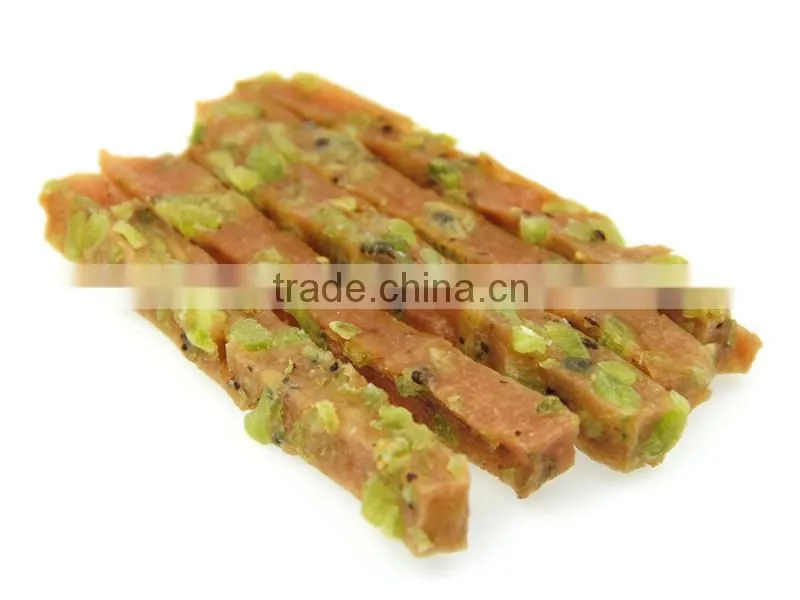 wholesale natural dry rabbit and kiwi bit pet dog Snack