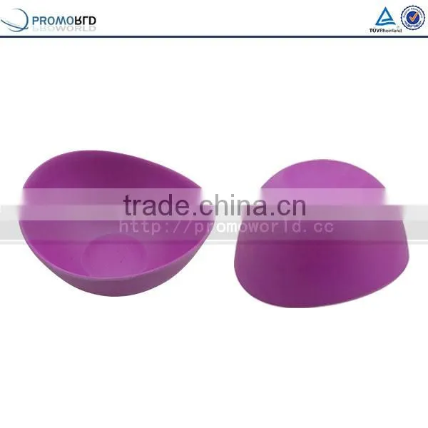 Eco-friendly Bamboo Fiber Natural Salad Bowls Colorful Dinnerware Sets