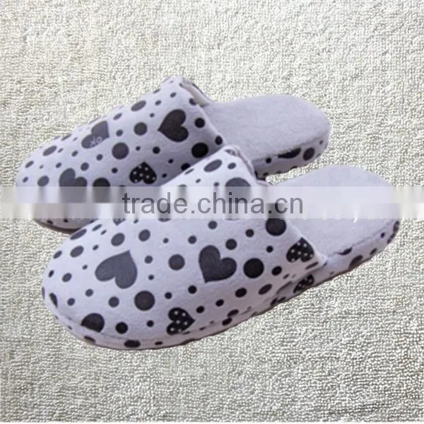 2014 fashion cotton slippers Love rabbit lovers bow platform slip-resistant thermal cotton-padded slippers