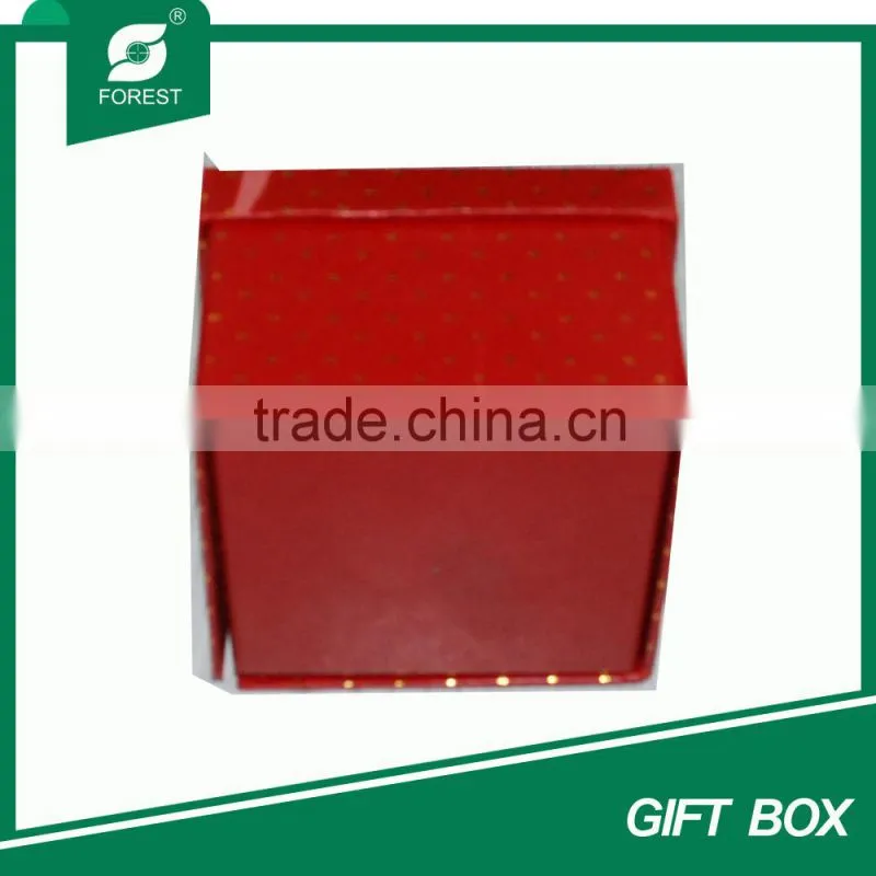 COLOR COTTON FILLED JEWELRY GIFT BOX