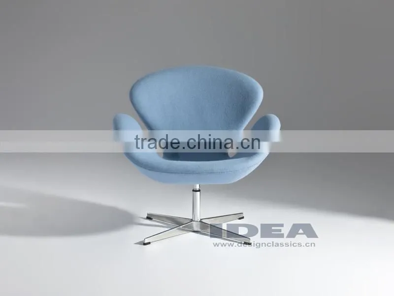 Replica Arne Jocabsen Swan Chair - Sky Blue fabric