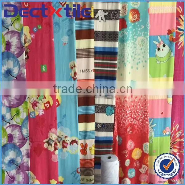 Hip hop monkey cartoon print bed sheet fabric for bed sheet