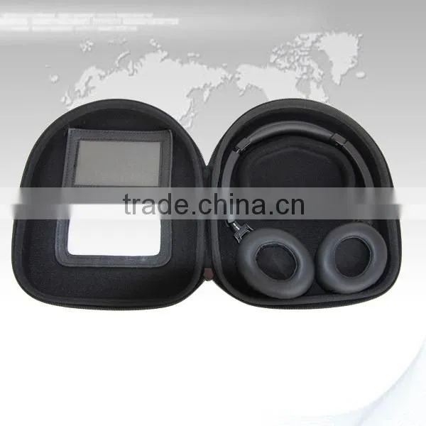 Custom Grey EVA hard shell protective headphone case