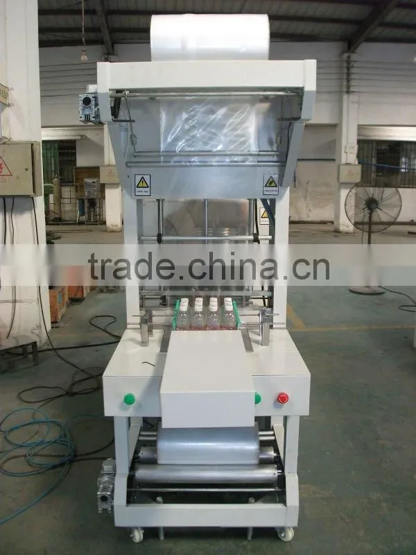 Film shrink packaging machine/ Semi-Auto Shrink Wrapping Packing Machine/ bottle film shrinking packing machine