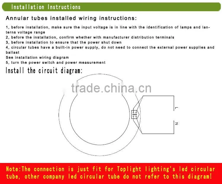 100-277V high brightness 11w best price 205mm led circline bulb t9