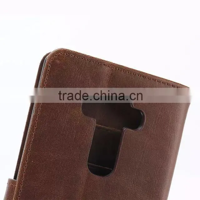 For LG g4 case,wallet pattern leather case for lg g4 with stand,solid color case for LG G4