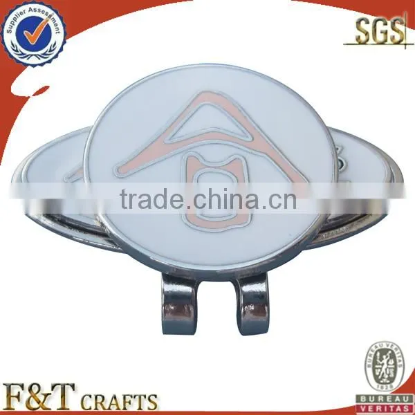 Custom metal enamel cheap golf ball markers