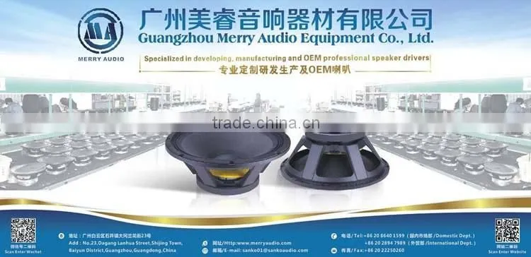 Pro audio 15 inch professional bass speaker,woofer speaker best ohm dj speakers