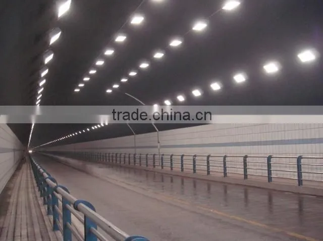 Aluminum 100W integrated module LED tunnel light with heatsink