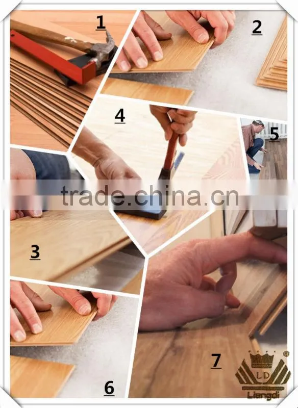 MDF / HDF 8mm /10mm / 12mm triumph laminate flooring