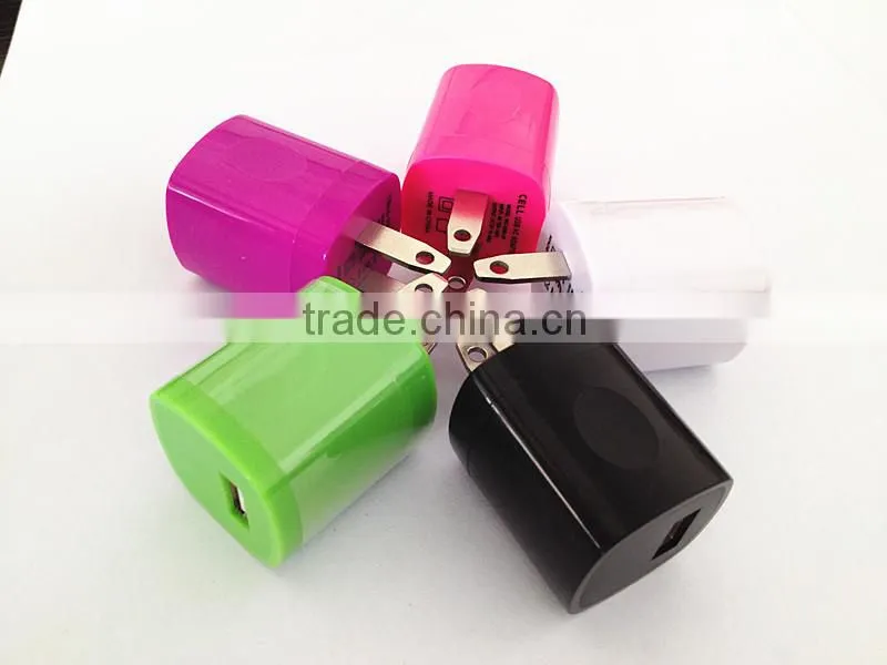 wholesale cell phone charger 5V 1A/1.5A micro USB wall charger with OEM logo for promotional