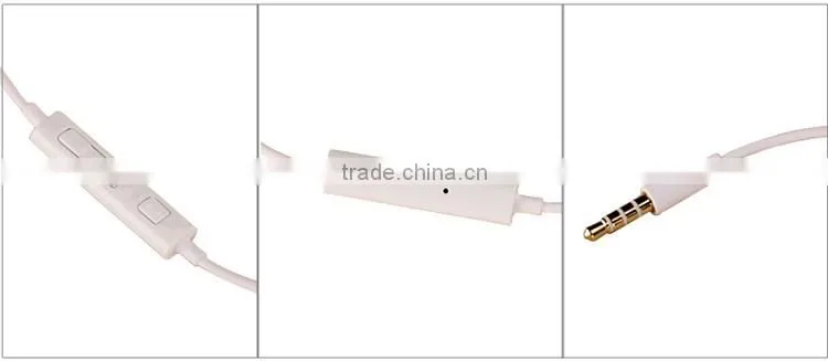 2016 new arrival modern wired mobile phone earphone with microphone for samsung