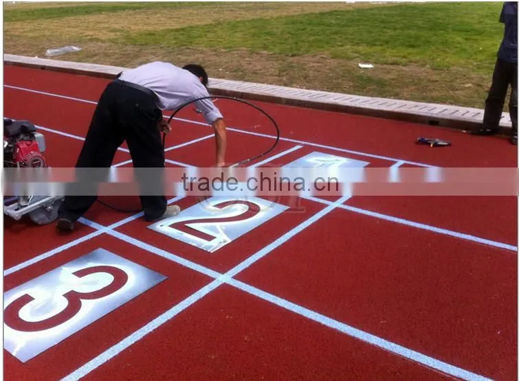 Cheap 400m rubber running track mat material