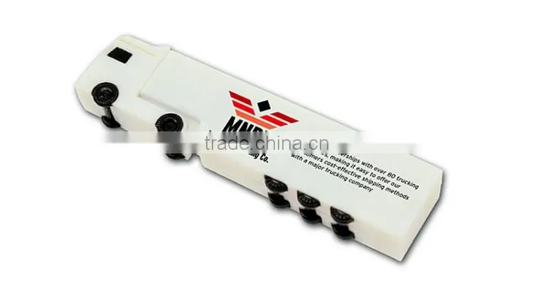 promotional gift cartoon car PVC custom usb flash drive