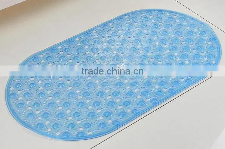 cute foots pattern and safty with suction cups pvc bath mat
