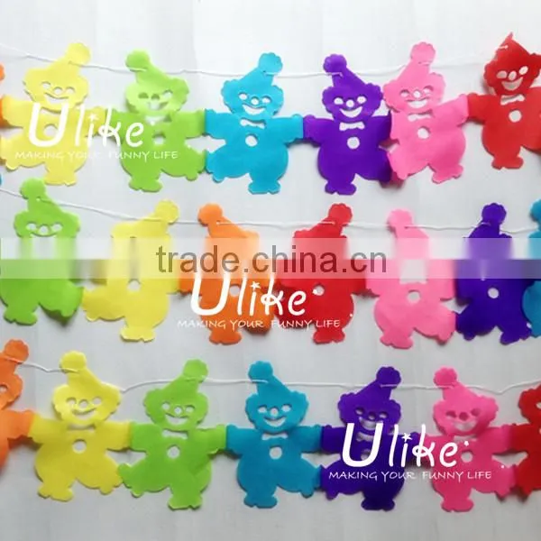 New Birds party garland paper decoration tissue bear honeycomb paper garland