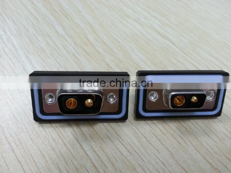 D-SUB High power 2v2 female solder type waterproof connector,IP 67 Waterproof