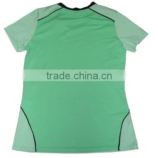2014 Custom Logo Quick Dry Moisture Wicking Dri Fit Running Shirt for Men & Women