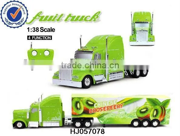 1:38 4ch R/C fruit truck on sale with light
