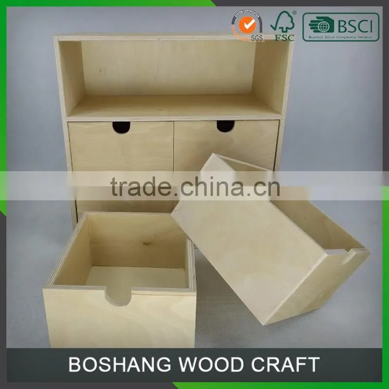 Unfinished Custom Packing Box Wholesale Gift Box Wooden Jewellery Box