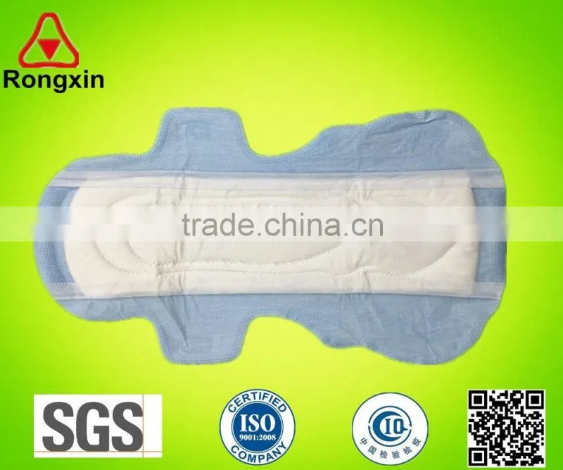 Super absorbent ultra thin airlaid sanitary napkins