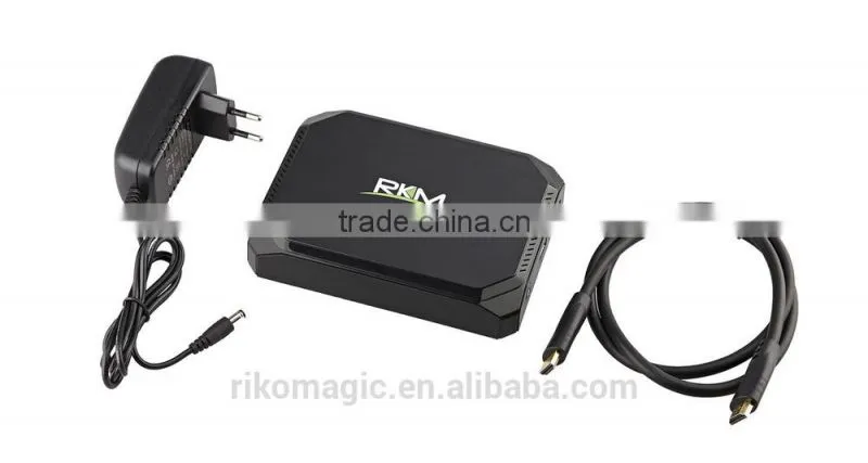 Rikomagic quad core intel tv box Z3736F,1080p,2G RAM, 32G eMMC, earphone jack