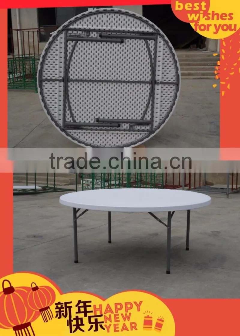 180CM Round plastic banquet folding table