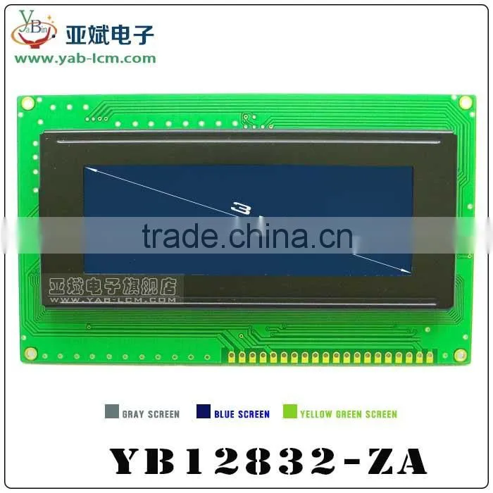 3.15 inch 12832 lcd display module with Chinese word stock ST7920 lcd display