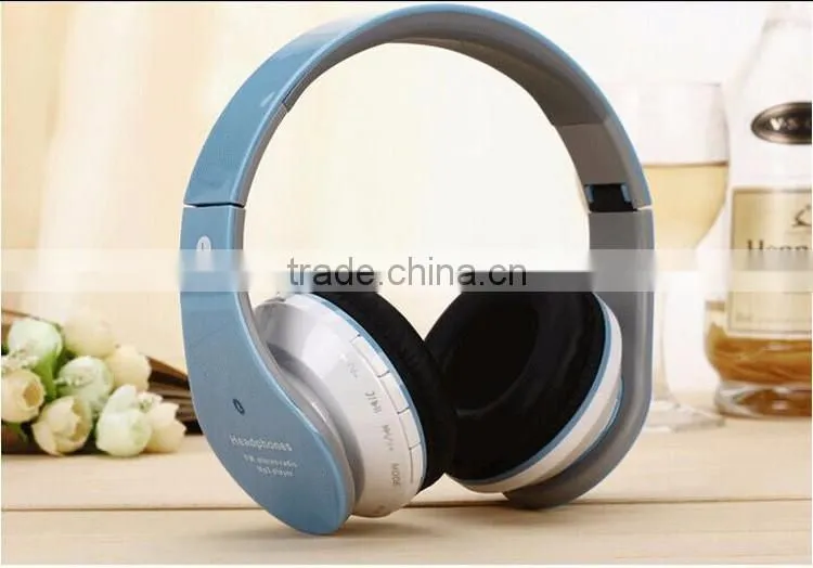 Adjustable Foldable Hands-free bluetooth 3.0 wireless headphone Over-ear Stereo Headphone Earphone
