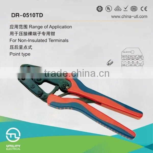 DR-0510GF crimping copper aluminium connecting terminals for connector female terminal tool