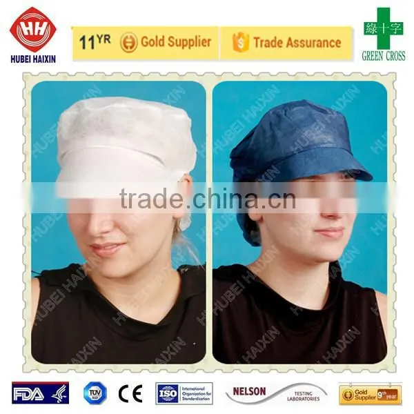 disposable snood cap white