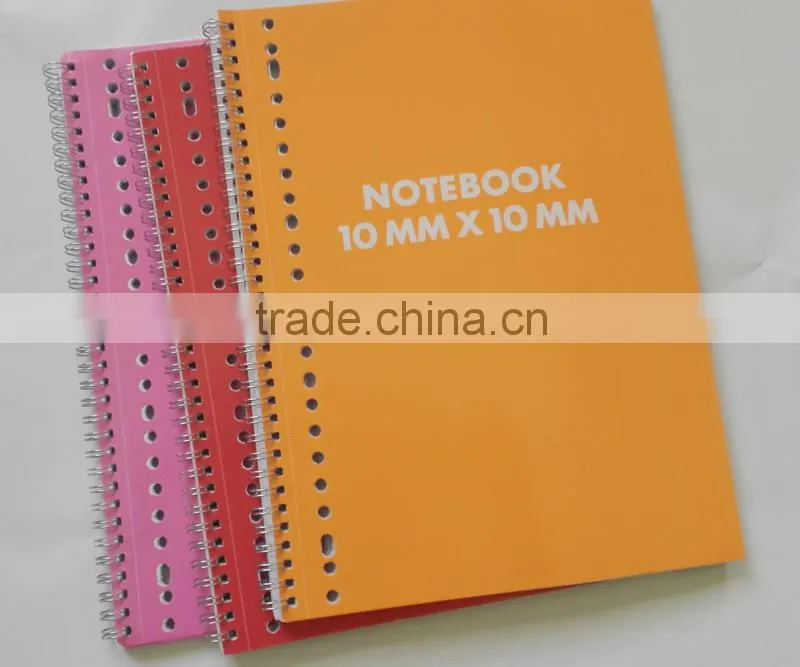 cheap A4/A5/aA6 single spiral notebook