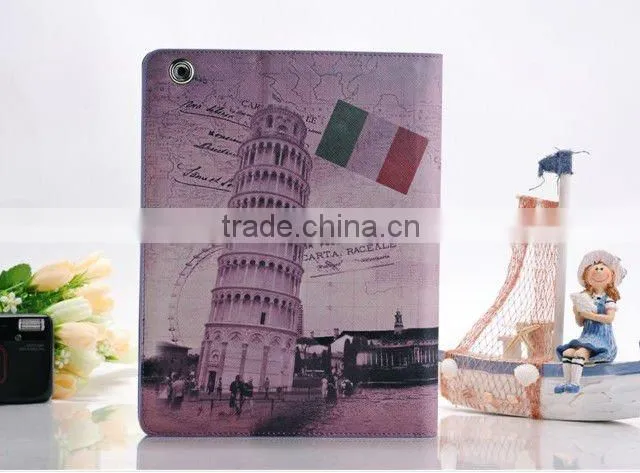 With CE/RoHS Leather case for iPad3 (GF-IP3-02) (case for apple ipad /leather case for Ipad/camouflage case for ipad 3)