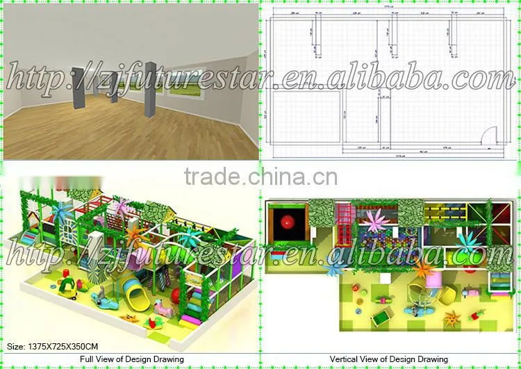 Free design CE & GS LLDPE kids indoor used commercial playground equipment sale
