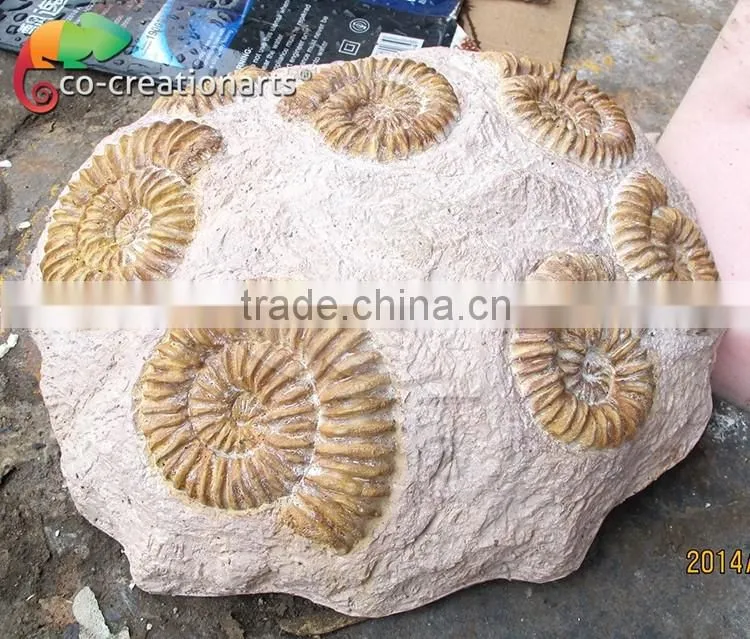 Hot sale customized handmade fiberglass marine fossils