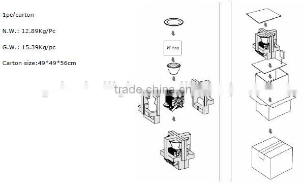 waterproof LED high bay light 400W outdoor, square,wharf,stadium 400W ip65 LED high bay light
