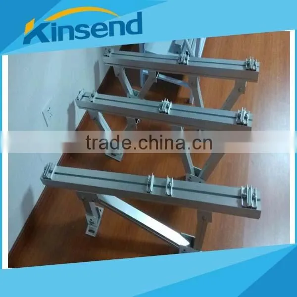 Aluminum solar mounting brackets for ground mounting