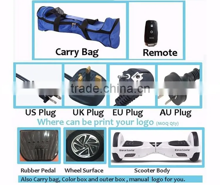 2016 Htomt 19 inch tyre two wheel electric scooter for golf course and beach