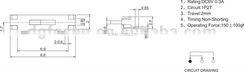 wiring slide switches MK-12D03