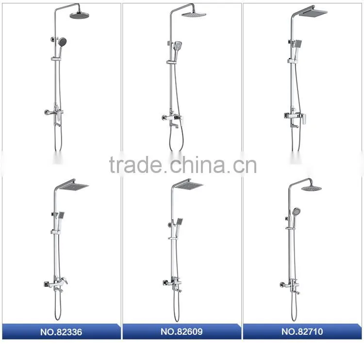 Eco-friendly Stainless Steel Stand Shower Mixer Shower Column Set