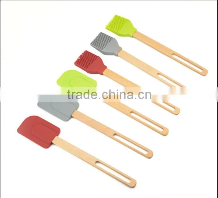Non-stick Silicone Brush and Spatula Set, Baking tools set silicone spatula set